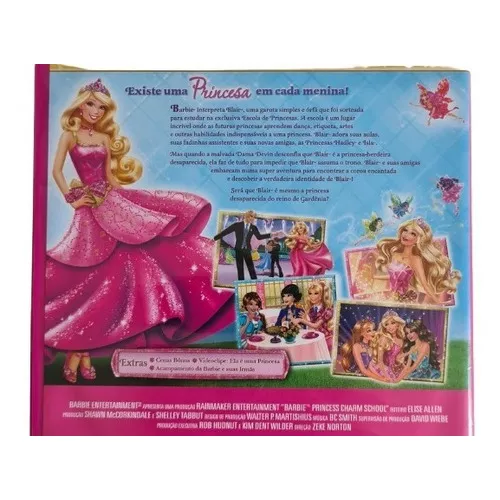 Barbie Escola de Princesas Princess Charm School Princess Playset