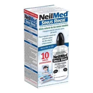 Neilmed Sinus Rinse Botella Con 10 Sobres Premezclados