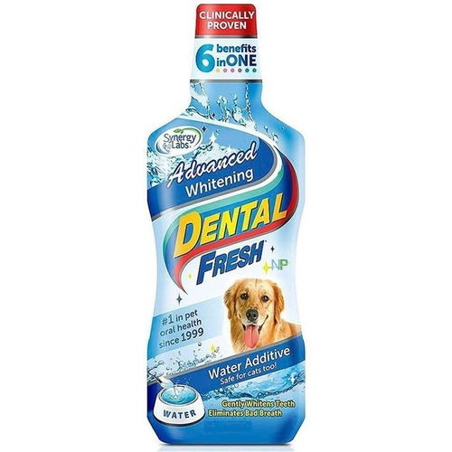 Dental Fresh Advanced Whitening Higiene Bucal Perro 503ml Np Sabor Advanced Whitening 503ml Cod:736990000187