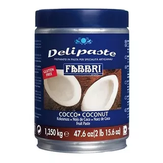 Delipaste Saborizante Fabbri Para Helado Sabor Coco 1.3 Kg