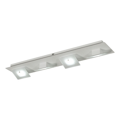 Lampara Aplique Pared Moderno 4 Luces Led 27w Wit Blanco Kg