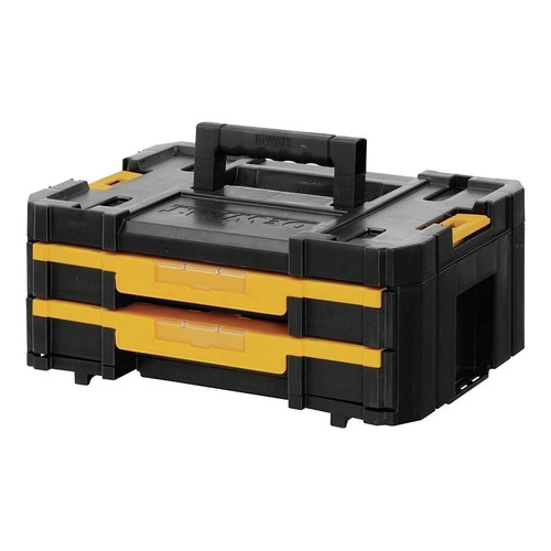 Caja de herramientas DeWalt DWST17804 de plástico 31cm x 41.2cm x 16.1cm negro y amarillo