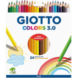 Lapices Escolares De Color Giotto Colors 3.0 X 24 Colores