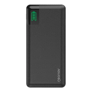 Carregador Portátil Power Bank 16000mah  2 Portas Usb E 1 Porta Usb-c Geonav Preto