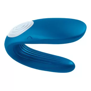 Satisfyer Double Whale Vibrador Estimulador Clitoris Origina Color Azul
