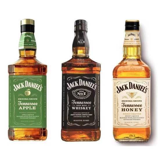 Combo Whisky Jack Daniel´s Old N°7 Tennessee + Apple + Honey