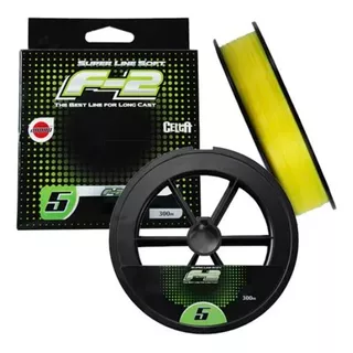 Linha Celta F-2 Soft Monofilamento Amarelo 0,37mm 28lbs 300m