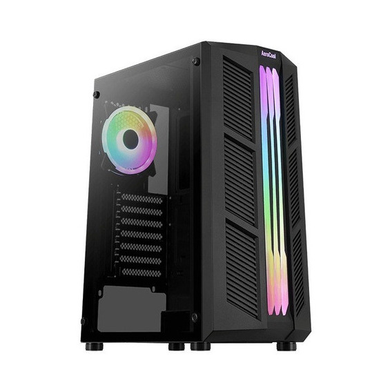 Gabinete Gamer Aerocool Prime-g-bk-v2 Mid Tower Atx Negro