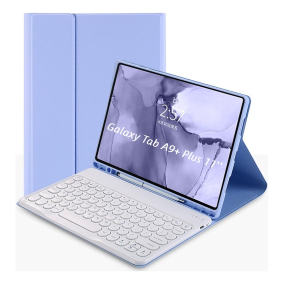 Funda Con Teclado Con Ñ Para Galaxy Tab A9+ Plus 11''