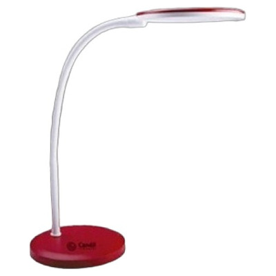 Lampara Escritorio Bonnie Rojo Led 7w Mesa Deco Dimerizable