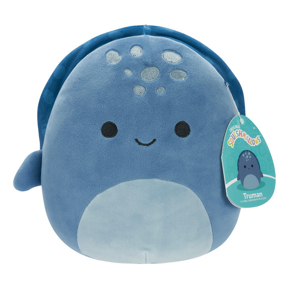 Peluche Squishmallows 19cm - Truman Tortuga Laúd Azul Marino