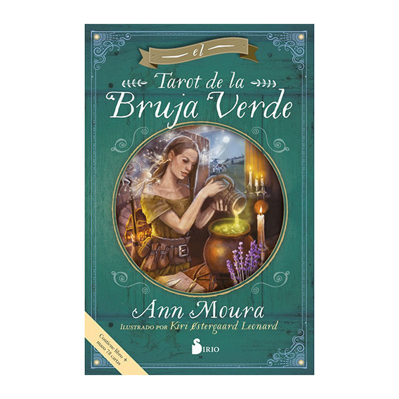 Libro Tarot De La Bruja Verde (estuche), De Ann Moura. Editorial Sirio, Tapa Blanda En Español, 2022