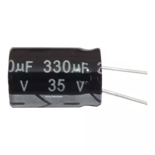 Capacitor Eletrolitico 330uf 35v 105º Ketuo - 10 Peças 