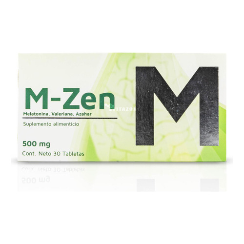 Melatonina Valeriana Azahar 30 Tabletas M-zen Ypenza Sabor Sin Sabor