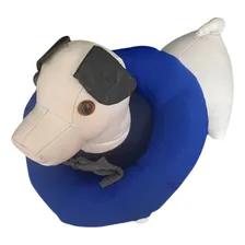 Colar Cone Protetor Pet Tecido Ajustável Macio Cães Gatos G