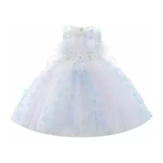 Vestido Fiesta Niña Bebé Elegante Boda Princesa 1 A 7años