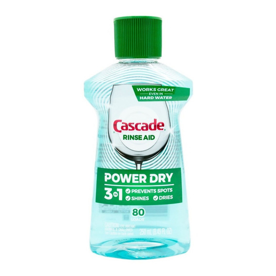 Cascade Rinse Aid Power Dry Abrillantador Lavavajillas 250ml