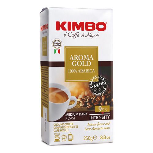 Cafe Kimbo Gold Italiano 100% Arabica 250gr Molido