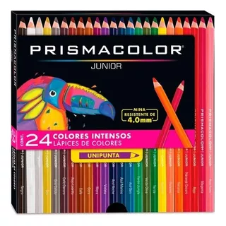 Colores Prismacolor C/24 Largos Lápices Resistentes Junior