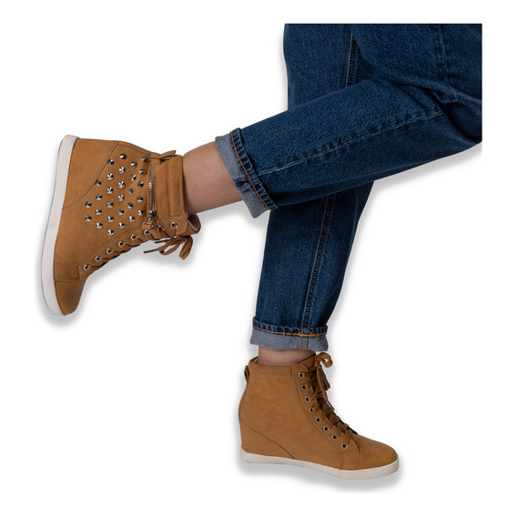 Zapatilla Urbana Mujer Gianna Camel Carbin