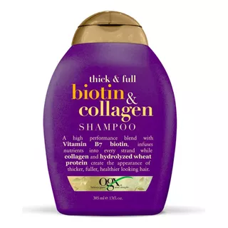  Shampoo Ogx Biotina Y Colageno Brillo Mas Volumen