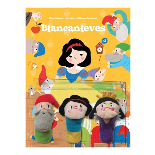 Cuéntame un cuento con títeres de dedos: Blancanieves, de Los Editores De Yoyo. Editorial Yoyo, tapa blanda en español