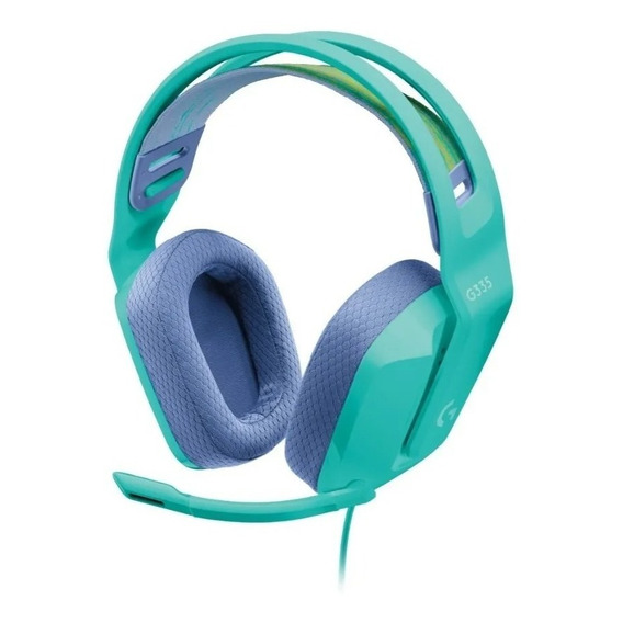 Auricular Con Microfono Gamer Logitech G335 Mint Acuario