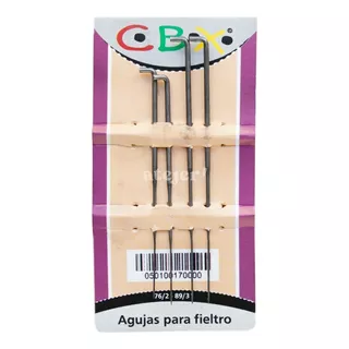 Agujas Para Fieltro - Marca Cbx X 4 Unidades 