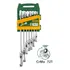 Set De Llaves Corona Chicharra Flexible8-19mm 7 Piez Jadever