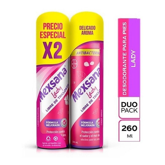 Mexsana Lady Spray 2x260ml Co - g a $27