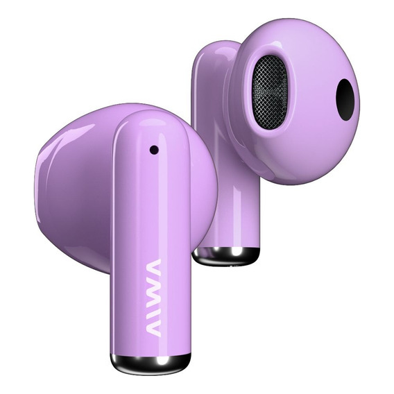 Auricular In Ear Bluetooth Aiwa Ata506l Inalámbrico Violeta