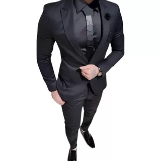 Terno Executivo Slim Corte Italiano De Luxo (calça E Blazer)