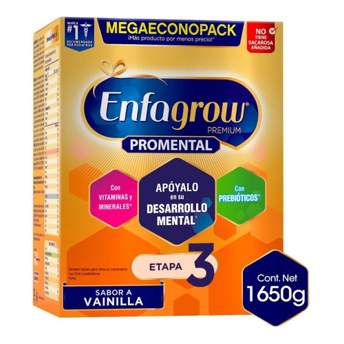 Leche de fórmula  en polvo  Mead Johnson Enfagrow Pro Select sabor vainilla  en caja de 1.6kg - 12 meses 3 años