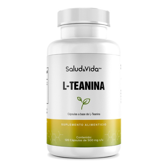 L-Teanina - 120 Cápsulas | 1 Cápsula al día | Suplemento aminoácido S&V