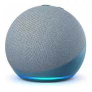 Amazon Echo Dot 4th Gen Con Asistente Virtual Alexa Azul