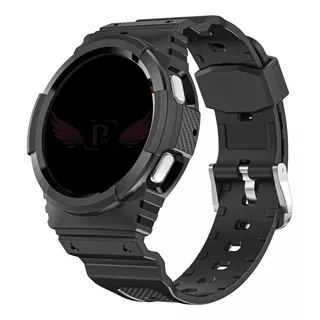 Pulseira Pw Armadura Compatível Samsung Galaxy Watch 4 40mm Cor Preto