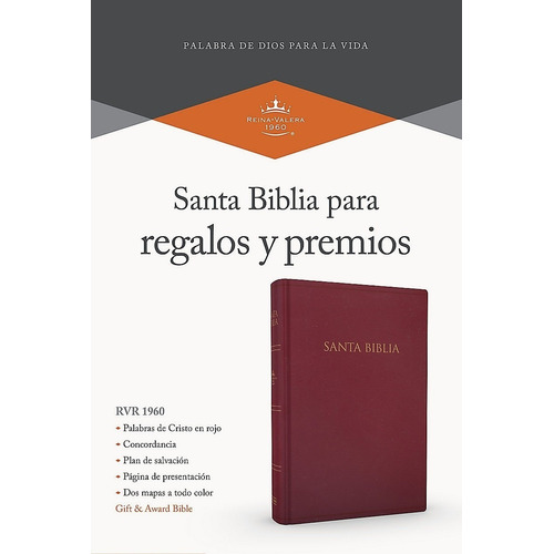 Biblia Rvr1960 S Y Premios Imit. Piel Borgoña Holman