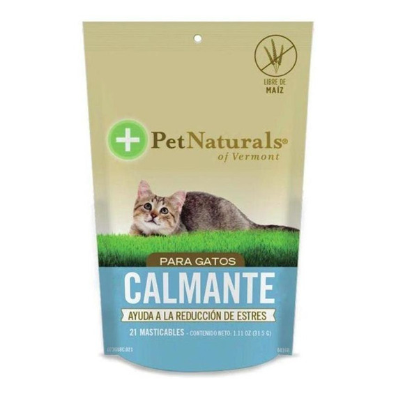 Calmantes Pet Naturals Para Gato (21 Pzs Por Bolsa)