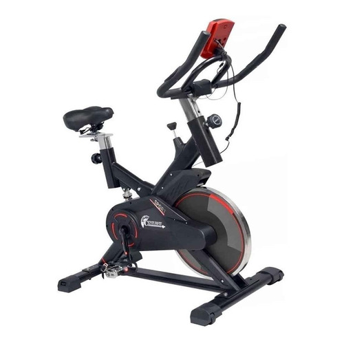 Bicicleta Spinning 15kg Gym Fija Centurfit Profesional Hogar Color Negro