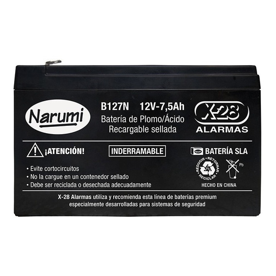 Publicación Para Envíos De Baterías X-28 Alarmas 12v 7,5ah