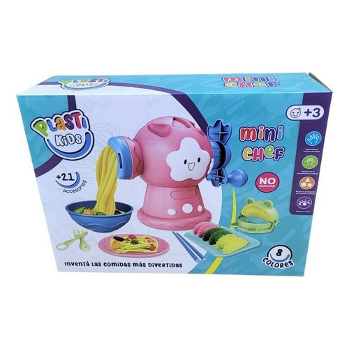 Set De Masas Para Hacer Pastas Empanadas Plastikids Cod 5345 Color Rosa