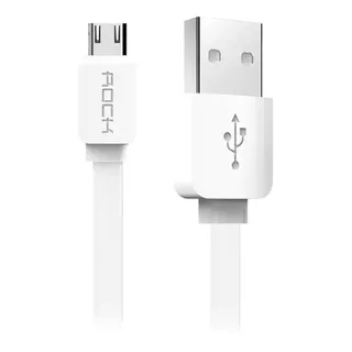 Cabo Carregador Usb Celular V8 Android Turbo Rápido Rock Cor Branco