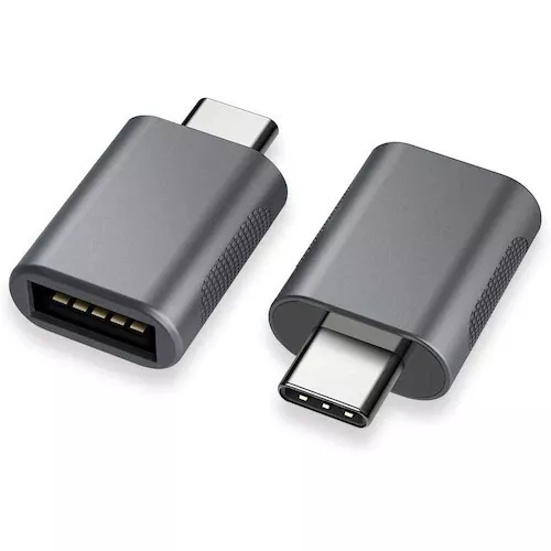  Syntech Paquete de 2 adaptadores USB C a USB