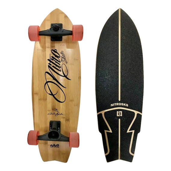 Surfskate Nitro Swuy Bamboo Carlos Burle Simuladores Febo