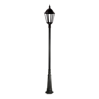 Farola Clasica Columna Aluminio Apto Led 8571 Fw 