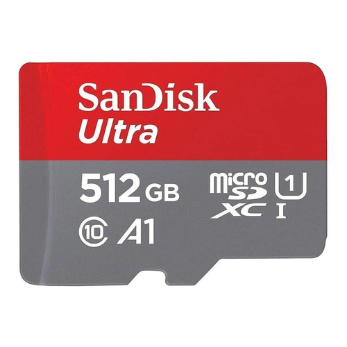 Tarjeta de memoria SanDisk SDSQUAR-512G-GN6MA  Ultra con adaptador SD 512GB