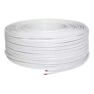 Cable Dúplex Voltmex Pot14 1x2.5mm² Blanco X 100m En Rollo