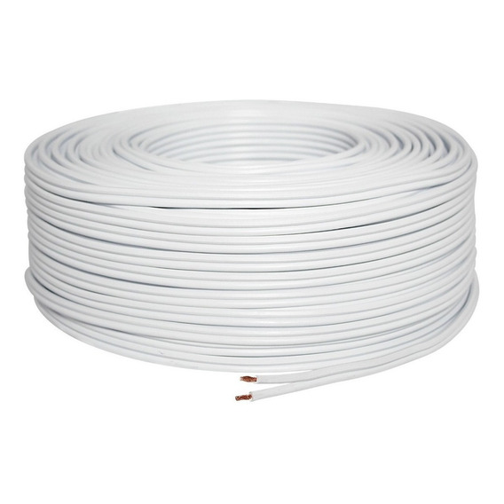 Cable dúplex Voltmex POT14 1x2.5mm² blanco x 100m en rollo