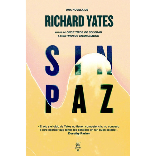Sin Paz, De Richard Yates. Editorial Fiordo, Tapa Blanda En Español, 2019