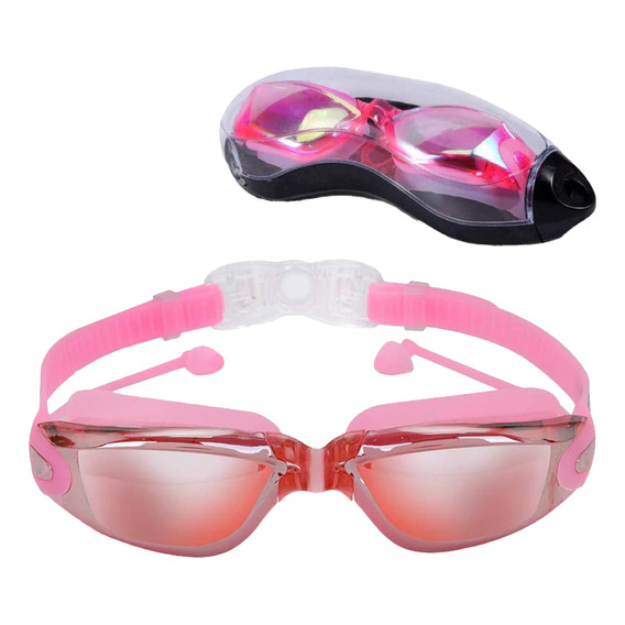 Goggles Natación Protección Uv Antiempaño Estuche Gratis